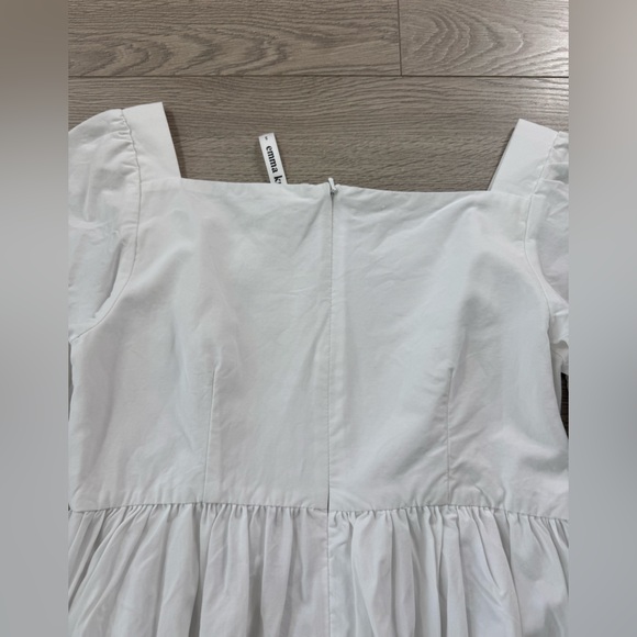 Emma Knudsen Charlotte White Midi Dress - Picture 5 of 12